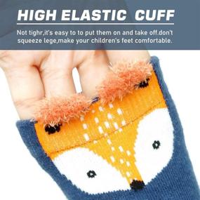 img 1 attached to 👟 Breathable Deep Boys' Shoes: Toddler Non-Skid Slipper Socks