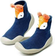 👟 breathable deep boys' shoes: toddler non-skid slipper socks logo