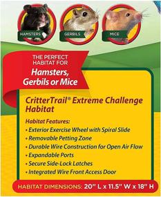 img 2 attached to 🐹 Enhanced CritterTrail X: Super Pet's Ultimate Small Pet Habitat