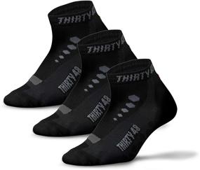 img 4 attached to High-Performance Thirty48 Low Cut Cycling Socks: Unisex Breathable Sport Socks for Men and Women