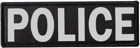 img 4 attached to SUVIYA Ultra Reflective Police Patch: Enhancing Visibility for Law Enforcement Professionals