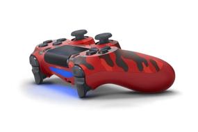 img 3 attached to 🎮 Red Camo DualShock 4 Wireless Controller for PlayStation 4 - Enhanced Gaming Experience