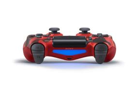 img 1 attached to 🎮 Red Camo DualShock 4 Wireless Controller for PlayStation 4 - Enhanced Gaming Experience