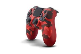 img 2 attached to 🎮 Red Camo DualShock 4 Wireless Controller for PlayStation 4 - Enhanced Gaming Experience