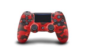 img 4 attached to 🎮 Red Camo DualShock 4 Wireless Controller for PlayStation 4 - Enhanced Gaming Experience