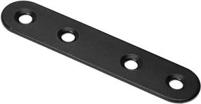 img 1 attached to Heavy-Duty Stainless Straight Brackets: Ultimate Mending and Repair Solution for Industrial Hardware