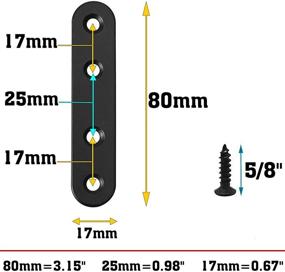 img 3 attached to Heavy-Duty Stainless Straight Brackets: Ultimate Mending and Repair Solution for Industrial Hardware