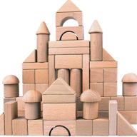 🧩 creative wooden building blocks set for kids: stimulate imagination and fun learning логотип