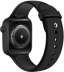 img 3 attached to OUHENG совместимый силиконовый сменный ремешок IWatch