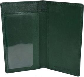 img 2 attached to Brown Leather Checkbook 📓 Cover - Simple and Practical