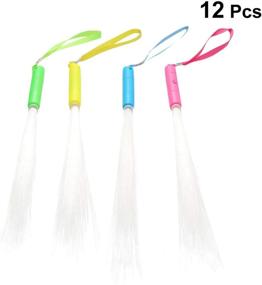 img 3 attached to ✨ OSALADI 12pcs Fiber Optic Wands: Vibrant LED Flashing Sticks for Party Decor, Concerts, Birthdays & More!