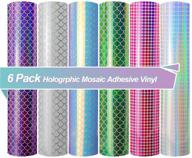 holographic stickers permanent reflective chameleon logo