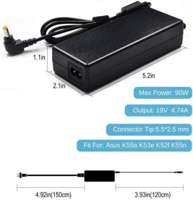 img 3 attached to Adapter Charger ADP 65JH EXA0703YH ADP 65GD