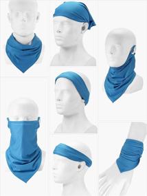 img 1 attached to 🎀 Elegant Women's Accessories: Pieces Bandana Unisex Gaiter