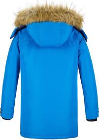 img 3 attached to ZSHOW Winter Quilted Faux Fur Hooded Boys' Clothing in Jackets & Coats