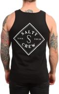 salty crew tippet tank white men's clothing logo
