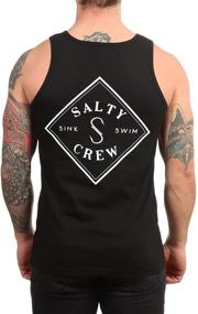 img 4 attached to Salty Crew Tippet Tank White Men's Clothing