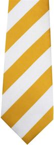 img 1 attached to Classic Business Striped Microfiber Necktie Men's Accessories