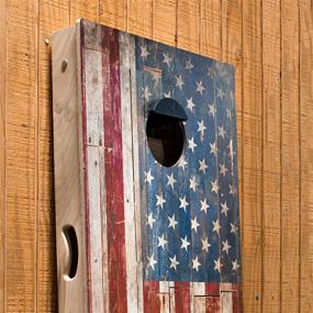 img 2 attached to 🔒 Premium Wall Mount Set by American Cornhole Association for Official Cornhole Boards - Preserve Cornhole Games and Protect Holes - Designed for Regulation Size and Greater Than 5.5" - Including Essential Accessories