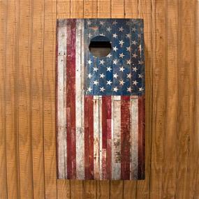 img 1 attached to 🔒 Premium Wall Mount Set by American Cornhole Association for Official Cornhole Boards - Preserve Cornhole Games and Protect Holes - Designed for Regulation Size and Greater Than 5.5" - Including Essential Accessories