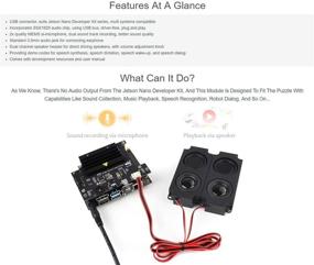 img 2 attached to USB Audio Codec Sound Card for Jetson Nano Dev Kit B01 4GB/2GB | Built-in Mic/Speaker | Driver-Free Plug and Play