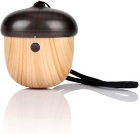img 4 attached to 🌰 Переносной мини Bluetooth-динамик в форме ореха: беспроводной музыкальный плеер с милым видом ореха - наслаждайтесь музыкой на улице с функцией громкоговорителя