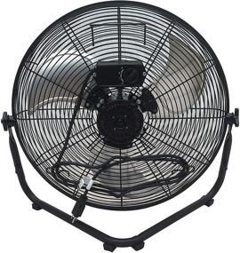 img 2 attached to 🌬️ iLIVING ILG8F20 Wall Fan, 5830 CFM - 20 inch, Black - Enhanced SEO