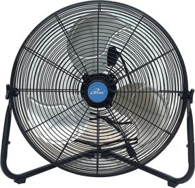 img 3 attached to 🌬️ iLIVING ILG8F20 Wall Fan, 5830 CFM - 20 inch, Black - Enhanced SEO