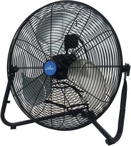 img 1 attached to 🌬️ iLIVING ILG8F20 Wall Fan, 5830 CFM - 20 inch, Black - Enhanced SEO