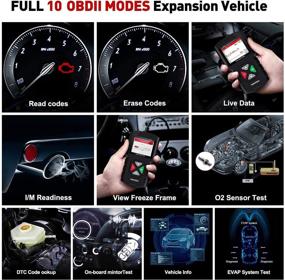 img 2 attached to 🔍 EDIAG YA201 2021 Enhanced OBD2 Scanner: Full OBDII Functionality, 10 Modes Engine Fault Code Reader, Mode 6, O2 Sensor & Battery Test - Diagnostic Scan Tool for All 1996 & Newer Cars