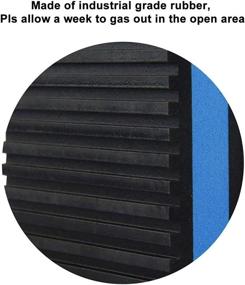 img 2 attached to 🔵 LBG Products Heavy Duty Blue EVA Pads | Rubber Anti-Vibration Isolator Pads for Air Conditioners, Compressors, HVAC, Treadmills (4'' X 4'' X 7/8'')