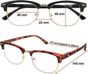 img 3 attached to 👓 Blue Light Blocking Anti Glare Computer Reading Glasses: Reduce Eyestrain, Ideal for Men and Women, Screens