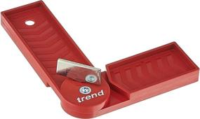 img 3 attached to Enhance Accuracy and Efficiency with 🔴 the Trend ANGLEFIX Miter Guide in Vibrant Red