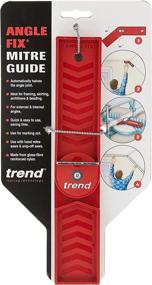 img 2 attached to Enhance Accuracy and Efficiency with 🔴 the Trend ANGLEFIX Miter Guide in Vibrant Red