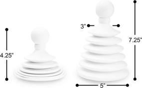 img 3 attached to Master Plunger Mighty Tiny: Effective Bathroom/Kitchen Sink Plunger for RVs - Unclogs Fast & Easy! (Patent Pending, White)