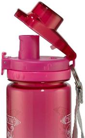 img 2 attached to 🌸 I Know The Plans 28 oz Reusable Sports Water Bottle with Flip-Top Lid and Carry Strap - Pink, Jeremiah 29:11