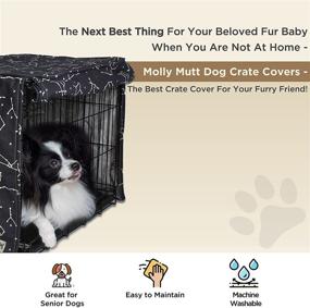 img 2 attached to 🐶 Molly Mutt Dog Crate Cover: Transform Your Dog Kennel Into Stylish Furniture