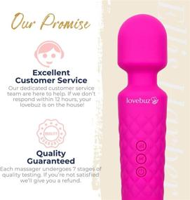 img 1 attached to 🎁 Memory-Enhanced Personal Wand Massager for Women - Easy-to-Use Vibrating Massager - 20 Vibration Modes, 5 Speeds - Includes Gift Box, Velvet Bag, and Massage Wand Techniques eBook (Pink)