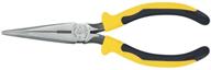 klein tools j203-7 kлещи: сторонние отрезные кусачки длиной 7 дюймов - желто-черные, маленькие логотип