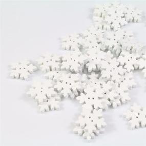 img 3 attached to Mahaohao Snowflake Collection Snowflakes Embellishments