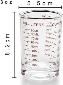 img 3 attached to NCnnwovf Measuring Glass Ounce Liquid