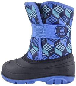 img 4 attached to 👞 Кроссовки Kamik Boys Snowbug4 для крепких малышей-мальчиков для активного отдыха на природе.