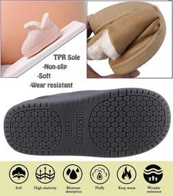 img 1 attached to Innovative INMINPIN Slippers: Premium Outdoor Anti-Slip Toddler Boys' Shoes with Slipper Comfort