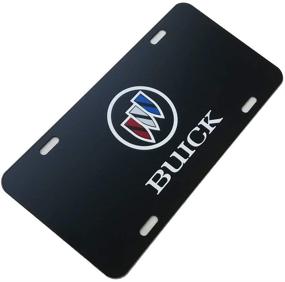 img 3 attached to Buick Metal License Plate Cover Emblem and Frame - Enhance Your Car's Front License Plate Decoration