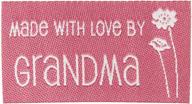 ❤️ blumenthal iron-on love labels, pack of 4 - handcrafted with love by grandma logo