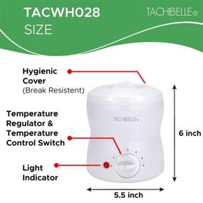 img 2 attached to 🕯️ The Tachibelle Professional-Grade Compact Wax Warmer Kit with a 14 OZ Wax Heater