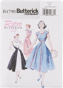 img 2 attached to 👗 BUTTERICK PATTERNS B4790 Misses' Wrap Dress: Size FF (16-18-20-22) - Stylish and Versatile Design, Perfect Fit for Any Occasion