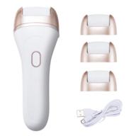 🦶 boobeen usb charging electronic foot file - electric callus remover for cracked heels and dead skin, foot file kit logo