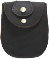 🔑 rustic brown leather car/bike key case with belt loop - jyos remote key pouch logo