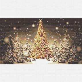 img 3 attached to 🎨 Fairtie DIY 5D Diamond Painting Kit - Full Drill Embroidery Cross Stitch with Number Kits for Home Decor, Christmas Tree - Size 15.7x11.8in - 1 Pack